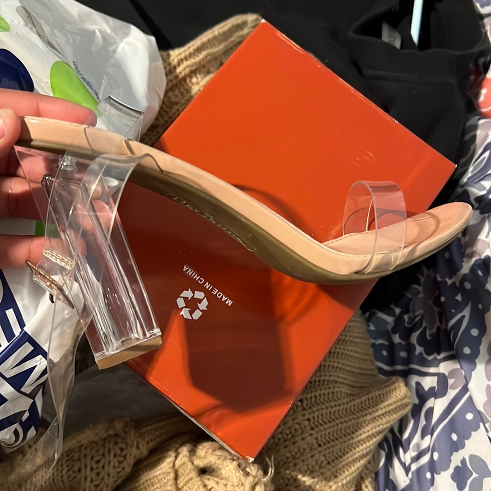 Clear heels size 11